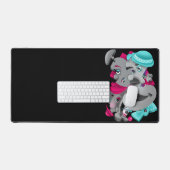 Surreal Puzzle Faces Schreibtischmatte (Tastatur & Maus)