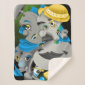 Surreal Puzzle Faces Sherpadecke (Vorderseite)