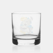 Surreal Puzzle Faces Whiskey Glass Whiskyglas (Rückseite)