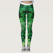 Surreal Rain Forest Theme Leggings (Vorderseite)
