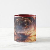 Surreal Reflective Sphere Containing Stars Tasse (Zentrum)