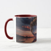 Surreal Reflective Sphere Containing Stars Tasse (Links)