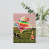 Surreal Regenbogen Sweet Leckerei Postkarte (Stehend Vorderseite)