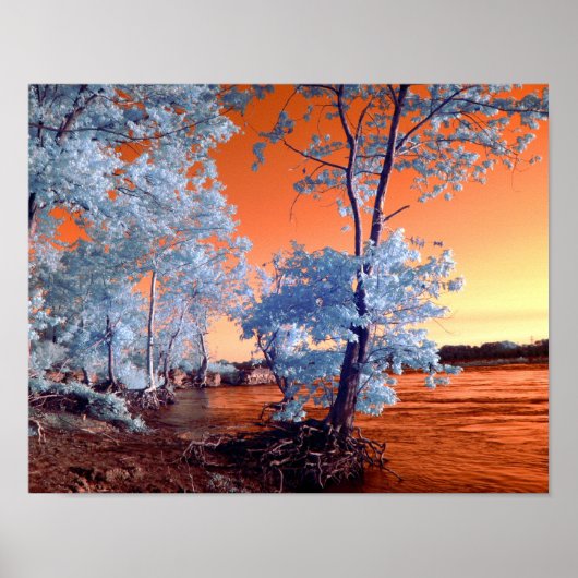 Surreal Riverscape Poster (Vorne)