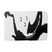 Surreal Saxophon Play Badematte (Vorderseite)