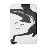 Surreal Saxophon Play Badematte (Vorderseite Vertikal)