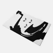 Surreal Saxophon Play Fußmatte (Schrägansicht)