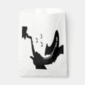 Surreal Saxophon Play Geschenktütchen (Vorderseite)