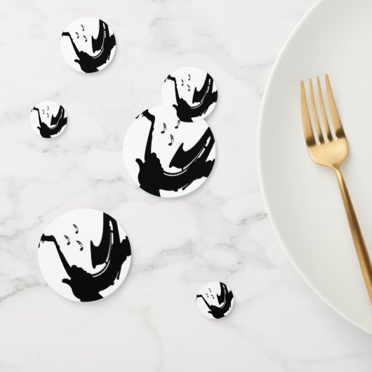 Surreal Saxophon Play Konfetti (Gruppe)