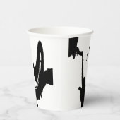 Surreal Saxophon Play Pappbecher (Rechts)