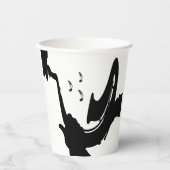 Surreal Saxophon Play Pappbecher (Vorderseite)