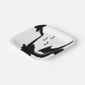 Surreal Saxophon Play Pappteller (Gewinkelt)