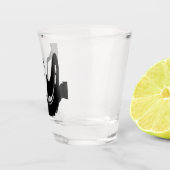 Surreal Saxophon Schnapsglas (Rechts)