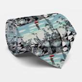 Surreal Schach Landschaft Krawatte (Gerollt)