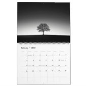 Surreal Schwarz & Weiß Landschaften Kalender (Feb 2026)