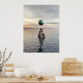 Surreal Sea Scene Poster (Küche)