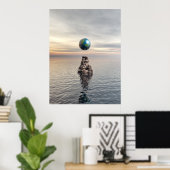 Surreal Sea Scene Poster (Heimbüro)