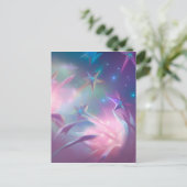 Surreal Sea Stars Postkarte (Stehend Vorderseite)