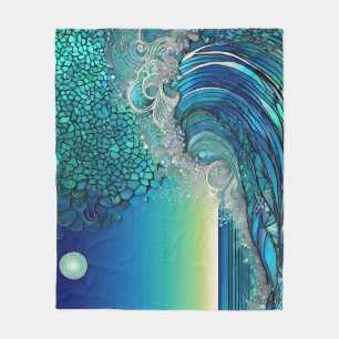 Surreal Seascape Fleecedecke