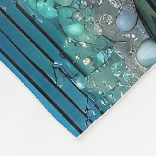 Surreal Seascape Fleecedecke (Ecke)