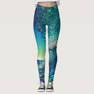 Surreal Seascape Leggings