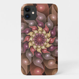 Surreal Shiny Blume Modernes Abstraktes Fraktal Ku Case-Mate iPhone Hülle