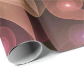 Surreal Shiny Blume Modernes Abstraktes Fraktal Ku Geschenkpapier (Rolleneckpunkt)