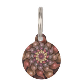 Surreal Shiny Blume Modernes Abstraktes Fraktal Ku Haustiermarke