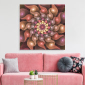 Surreal Shiny Blume Modernes Abstraktes Fraktal Ku Leinwanddruck (Insitu (Wohnzimmer))