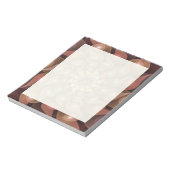 Surreal Shiny Blume Modernes Abstraktes Fraktal Ku Notizblock (Rotiert)