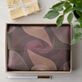 Surreal Shiny Blume Modernes Abstraktes Fraktal Ku Seidenpapier (Geschenk)