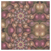 Surreal Shiny Blume Modernes Abstraktes Fraktal Ku Stoff (Nahaufnahme)