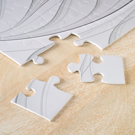 Surreal Shy Beauty Modernes Abstraktes Fraktal Kun Puzzle (Seite)