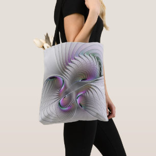 Surreal Shy Beauty Modernes Abstraktes Fraktal Kun Tasche