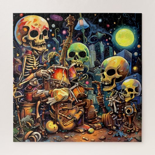 Surreal Skelette I Puzzle (Vertikal)