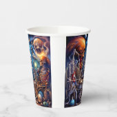 Surreal Skelette II Pappbecher (Links)