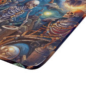 Surreal Skelette II Schneidebrett (Ecke)