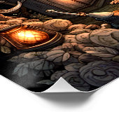 Surreal Skelette III Poster (Ecke)