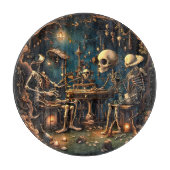 Surreal Skelette III Schneidebrett (Vorderseite)