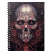 Surreal Skull Gothic Horror Art Notizblock (Vorderseite)