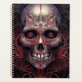 Surreal Skull Gothic Horror Art Planer (Vorderseite)