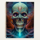 Surreal Skull Gothic Horror Art Planer (Vorderseite)