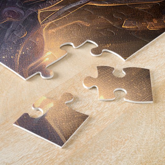 Surreal Skull Gothic Horror Art Puzzle (Seite)