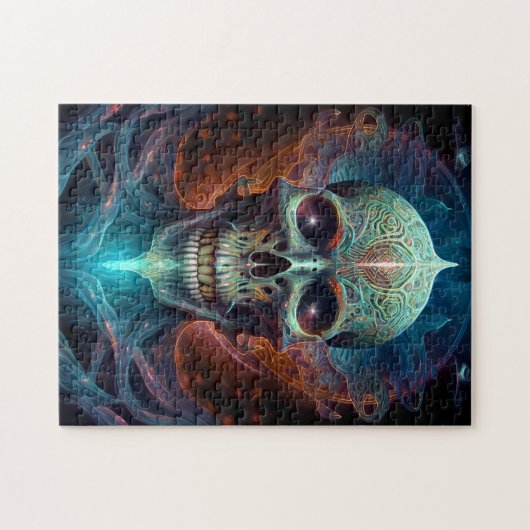Surreal Skull Gothic Horror Art Puzzle (Horizontal)