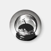 Surreal Snow Globe Magnet (Vorne)