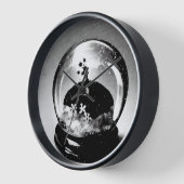 Surreal Snow Globe Uhr (Winkel)