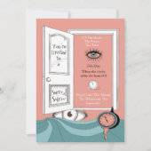 Surreal Soiree, Modern Surrealism Party, Bizarre Einladung (Vorderseite)