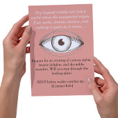 Surreal Soiree, Modern Surrealism Party, Bizarre Einladung