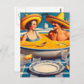 Surreal Soup Hot Tub Postkarte (Vorne/Hinten)