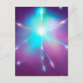 Surreal Space Star Postkarte (Vorderseite)